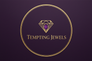 Tempting Jewels Purple and Gold Logo